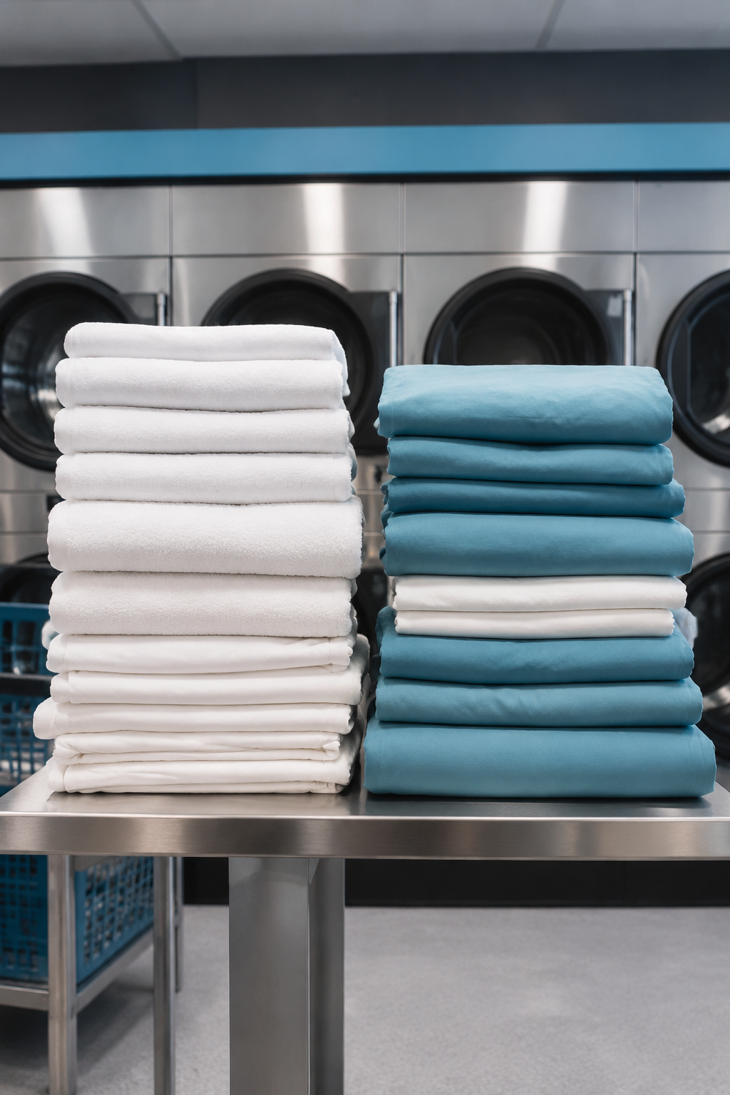 Clean folded linens for linen cleaning service near Northgate Crossing Spring Texas
