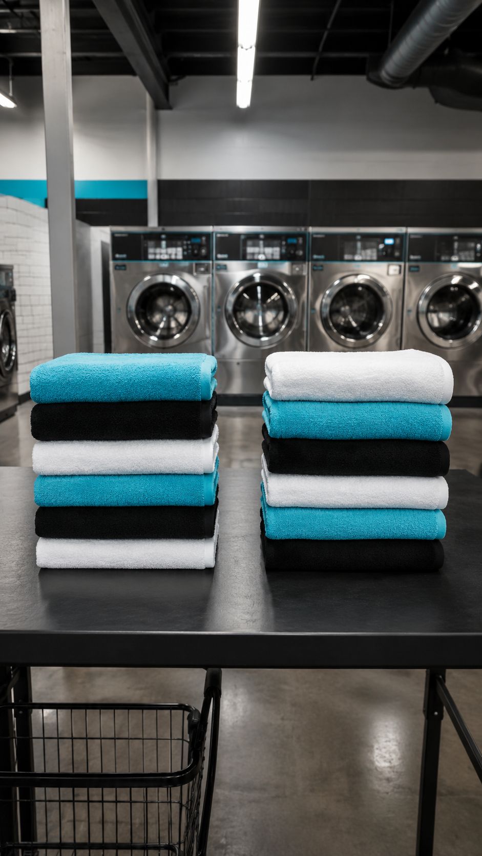 Commercial towel laundry pickup and delivery service in 77301, Texas