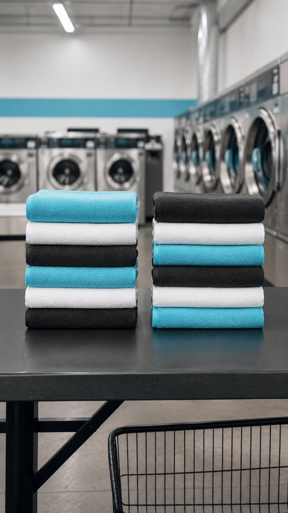 Commercial towel laundry pickup and delivery service near 77066, Texas