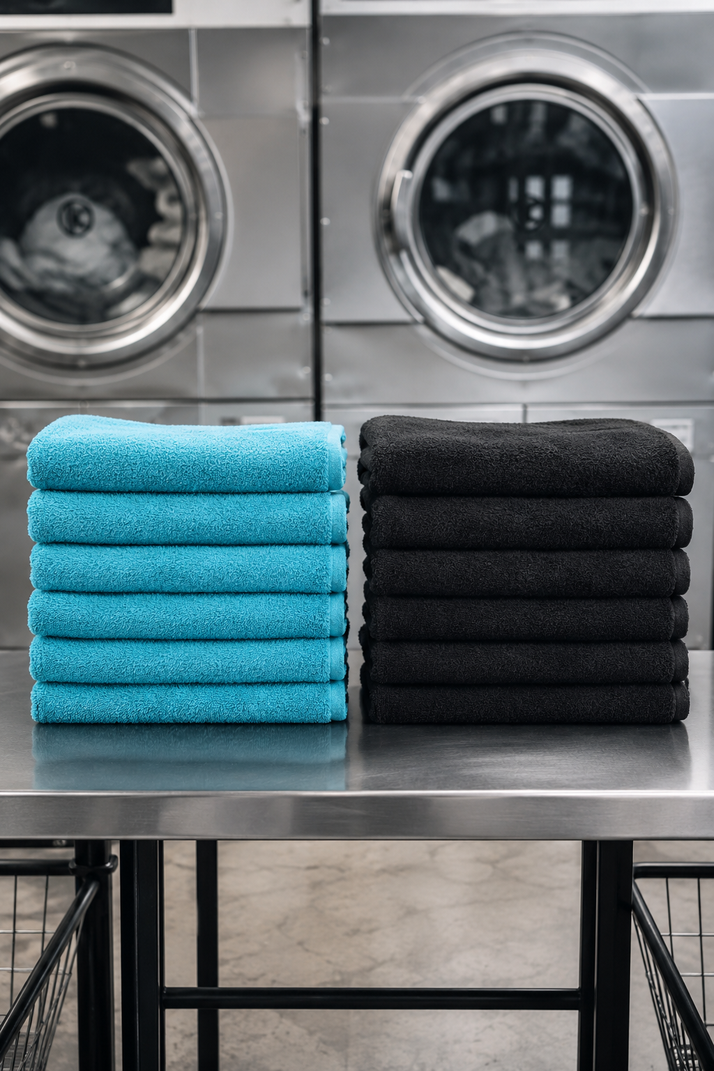 Commercial towel laundry pickup and delivery service near 77304, Texas
