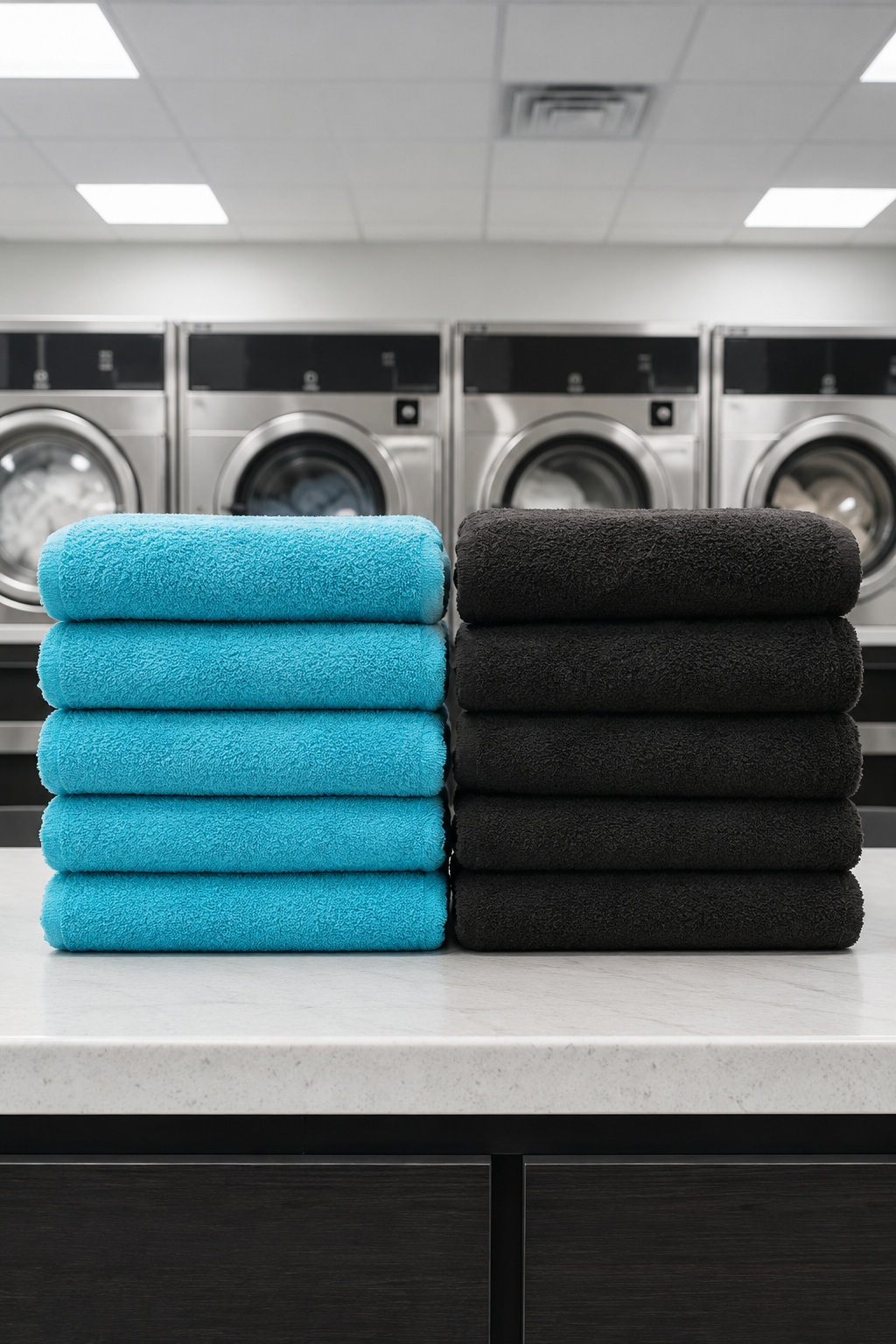 Commercial towel laundry pickup and delivery service near 77387, Texas