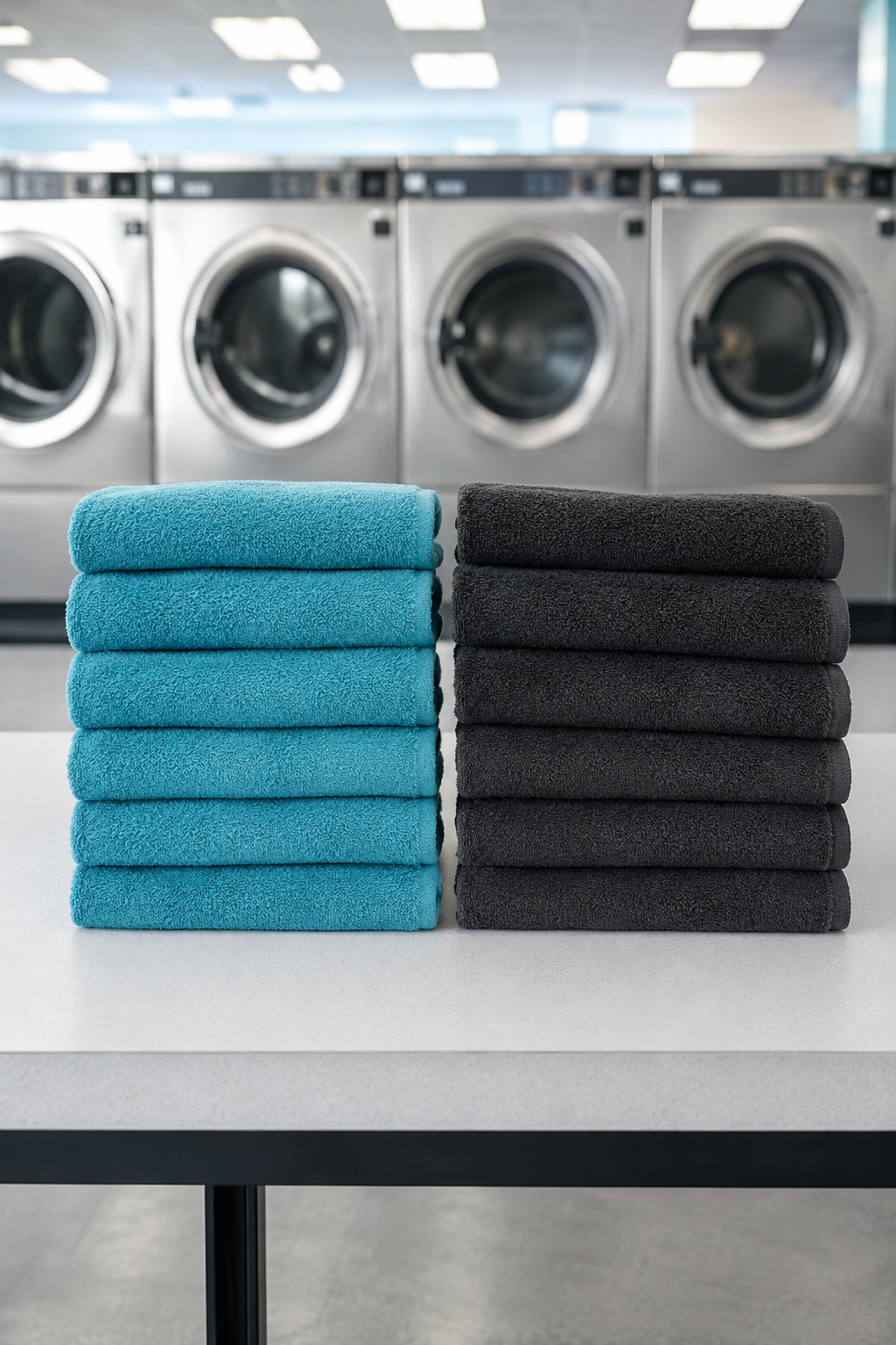 Commercial towel laundry pickup and delivery service near Legends Run in Spring, Texas