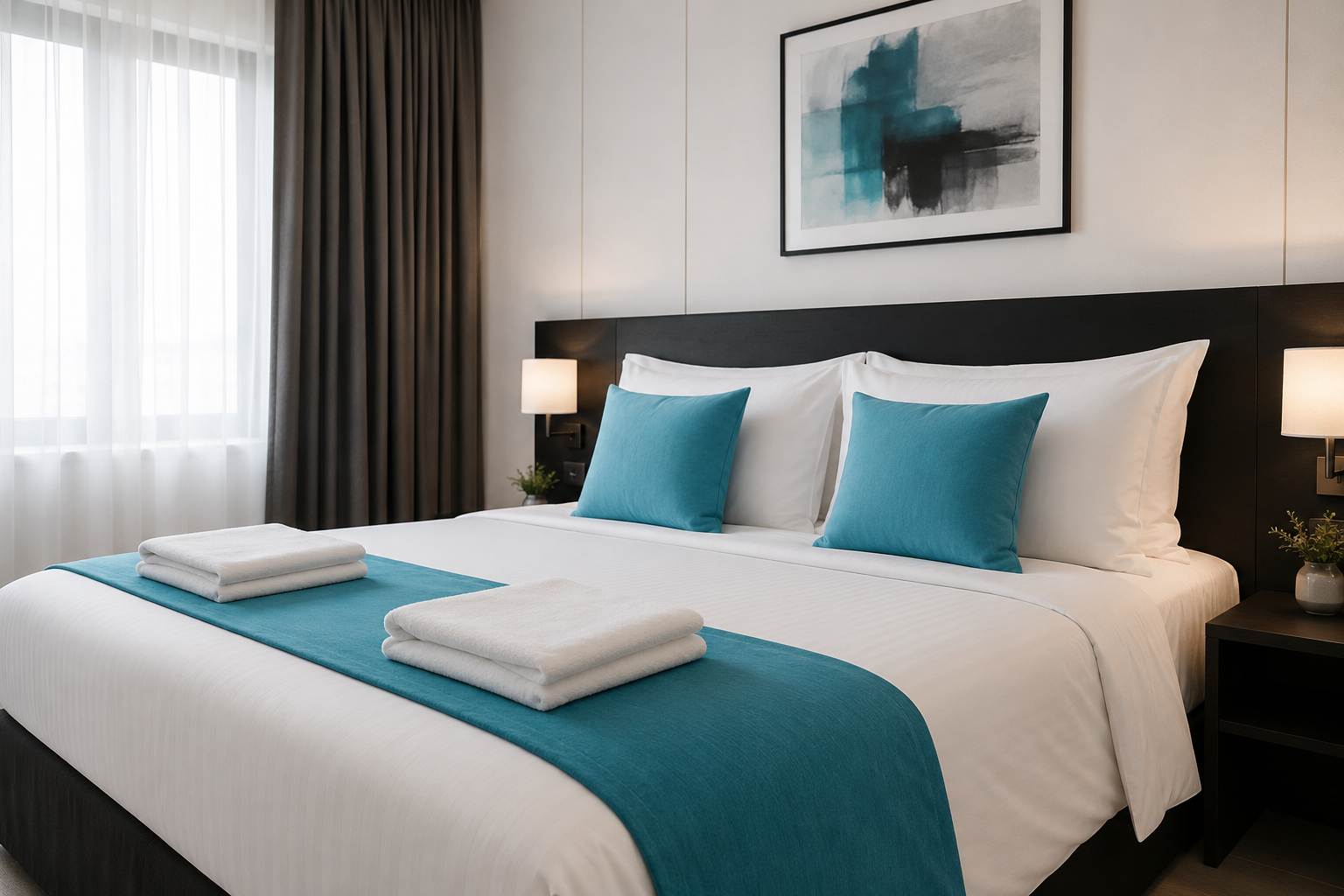 Professional hotel laundry service with pickup and delivery near 77066, Texas