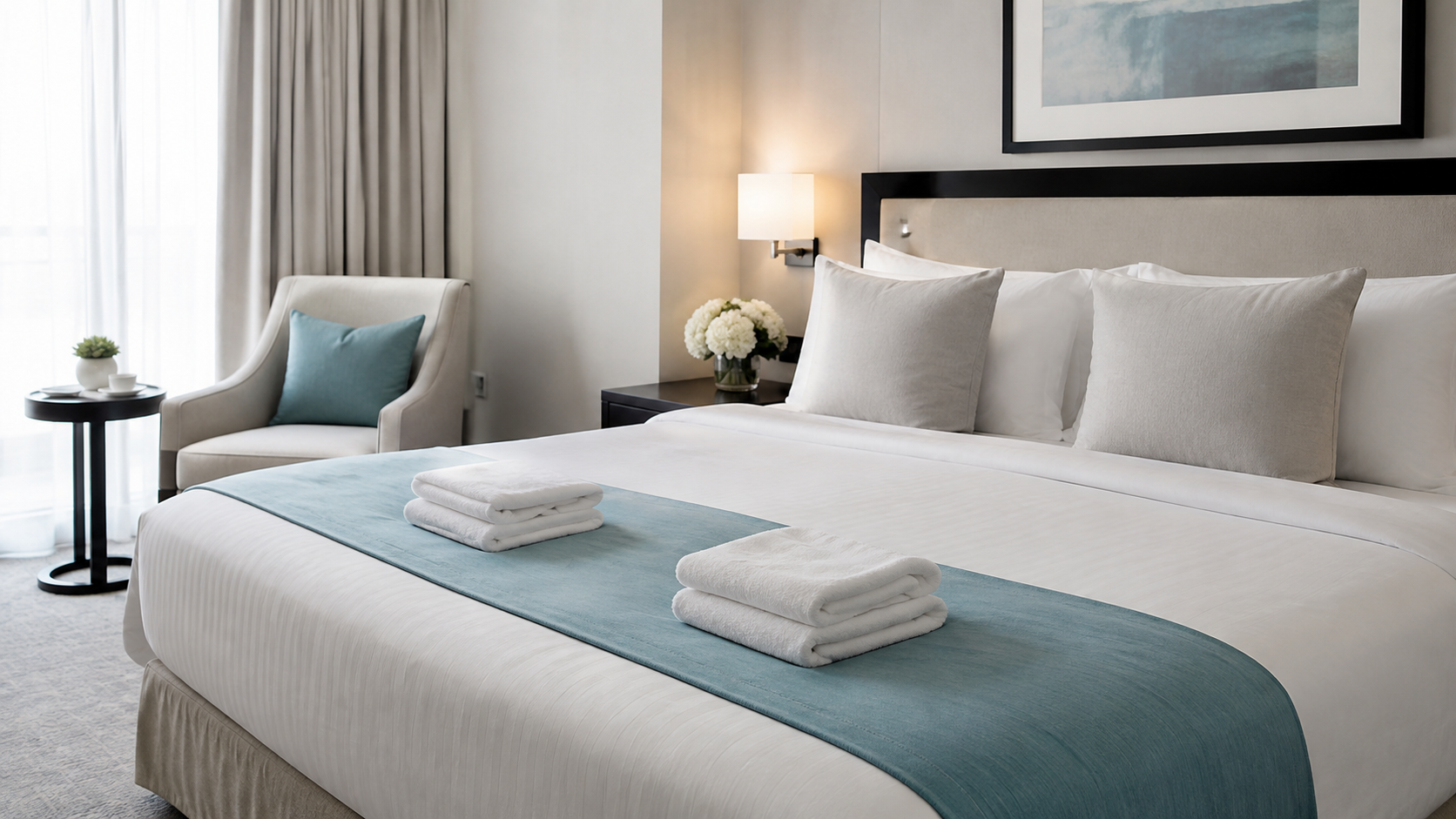 Hotel laundry pickup and delivery service near Greater Greenspoint in Houston, Texas